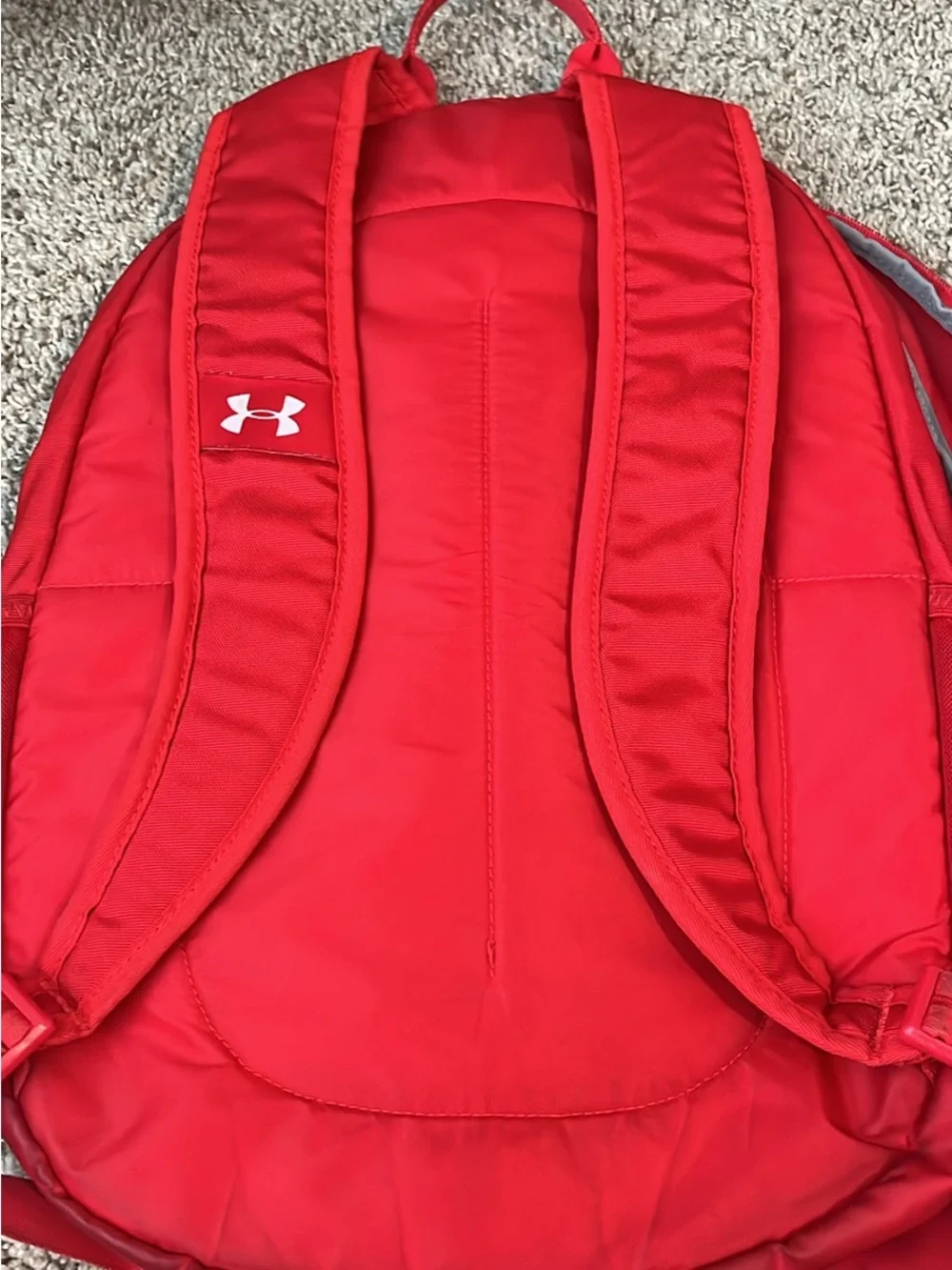 Under Armour Red Storm Backpack with White Logo